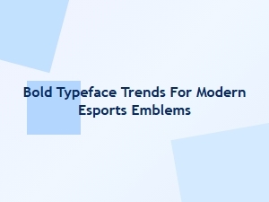Bold Typeface Trends Shaping Modern Esports Emblems